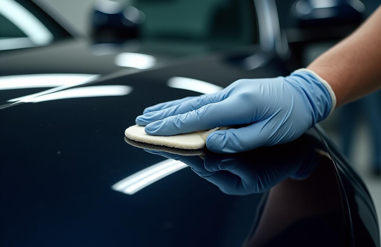 Professional graphene and ceramic coating application